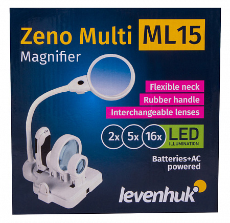 Мультилупа Levenhuk Zeno Multi ML15, белая