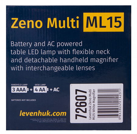 Мультилупа Levenhuk Zeno Multi ML15, белая