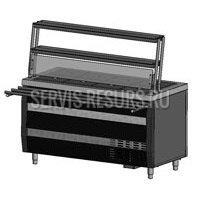 ВЕГА Прилавок охлаждаемый открытый комплект 3ПВО-15/7Н ВЕГА Прилавок охлаждаемый открытый комплект 3ПВО-15/7Н