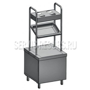 ШКОЛЬНИК прилавок для приборов с хлебницей ПП-2-6/7СХ ШКОЛЬНИК прилавок для приборов с хлебницей ПП-2-6/7СХ