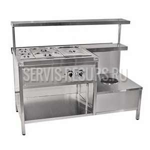 ДАНА мармит универсальный 1 и 2 блюд с полкой комплект МЭП-У-15/7Н ДАНА мармит универсальный 1 и 2 блюд с полкой комплект МЭП-У-15/7Н