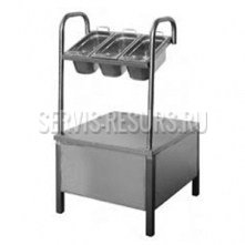 ДАНА Прилавок для приборов с хлебницей ПП-2-6/7СХН ДАНА Прилавок для приборов с хлебницей ПП-2-6/7СХН