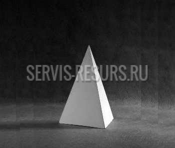 Пирамида (гипс) 3-х гран. Пирамида (гипс) 3-х гран.