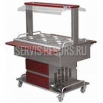 Прилавок-витрина охлаждаемый передвижной ПВОП-11/7Н Прилавок-витрина охлаждаемый передвижной ПВОП-11/7Н