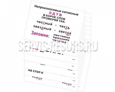 Опорные таблицы по русскому языку, 2 кл.